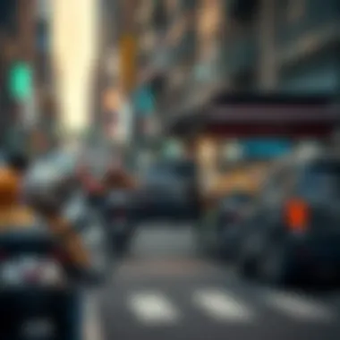 Magnificent Navigating the Intersection of Street Food and Traffic in Urban Environments