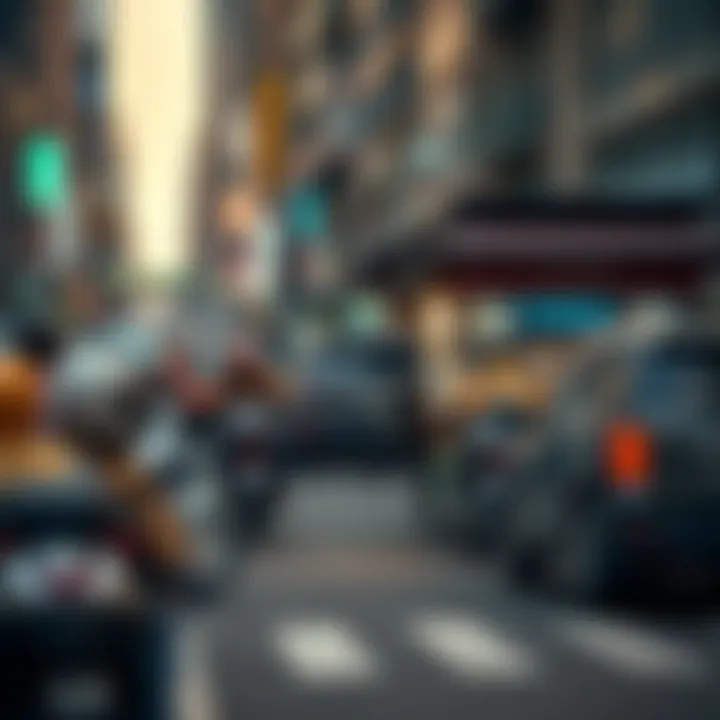 Magnificent Navigating the Intersection of Street Food and Traffic in Urban Environments