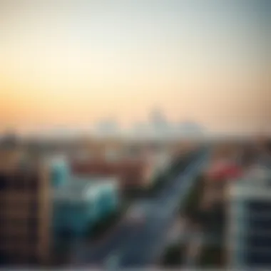 View of Al Nahda's Skyline View of Al Nahda's skyline highlighting rental options